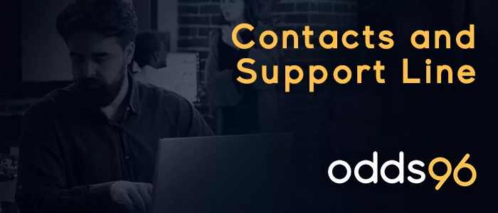 Odds96 contacts and support line: we are always there for you