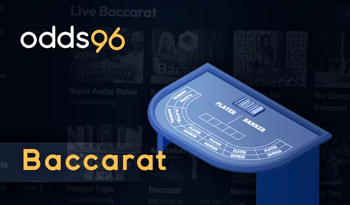 Odds96 Baccarat ऑनलाइन खेलें: 40 से अधिक खेलों का आनंद लें