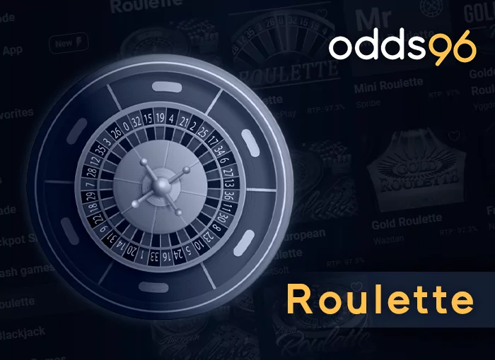 Play 100+ Odds96 Roulette games - wide variety of games to bet on