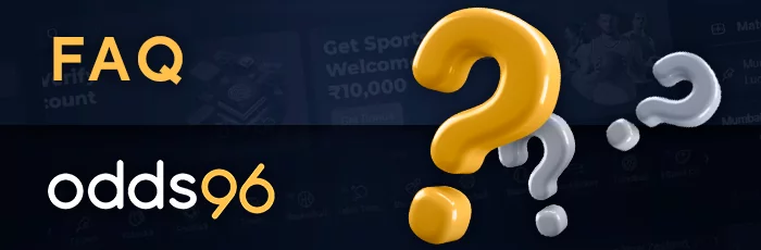 Frequently Asked Questions about Odds96 betting, casino, registration, payments
