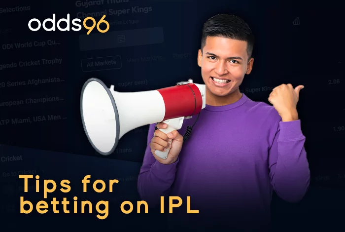 Tips for betting on the IPL tournament from betting site Odds96 - what a user from India should pay attention to