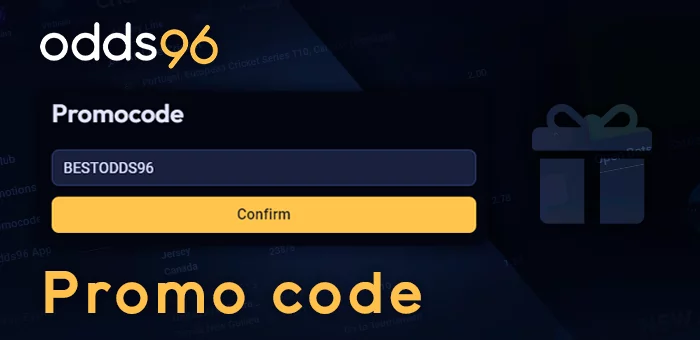 Promo code for players from India on Odds96 - how to activate promo code