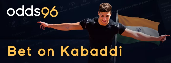 Kabaddi betting in India at Odds96 site or app