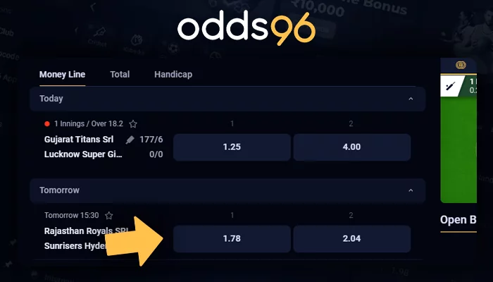 Selecting a kabaddi match to bet on Odds96