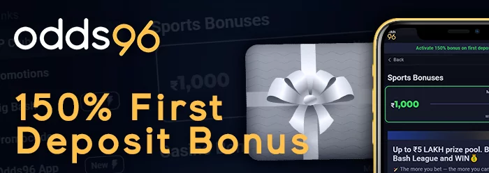 Odds96 app 150% first deposit bonus for sports