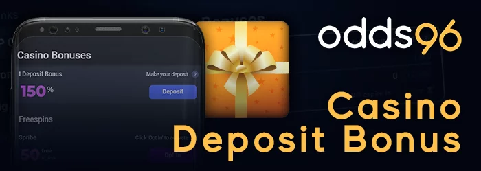 Odds96 ऐप कैसीनो डिपॉजिट बोनस - 100,00o रुपये तक प्राप्त करें