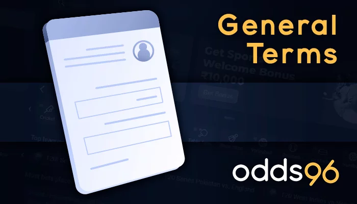 General Terms of Service at Odds96